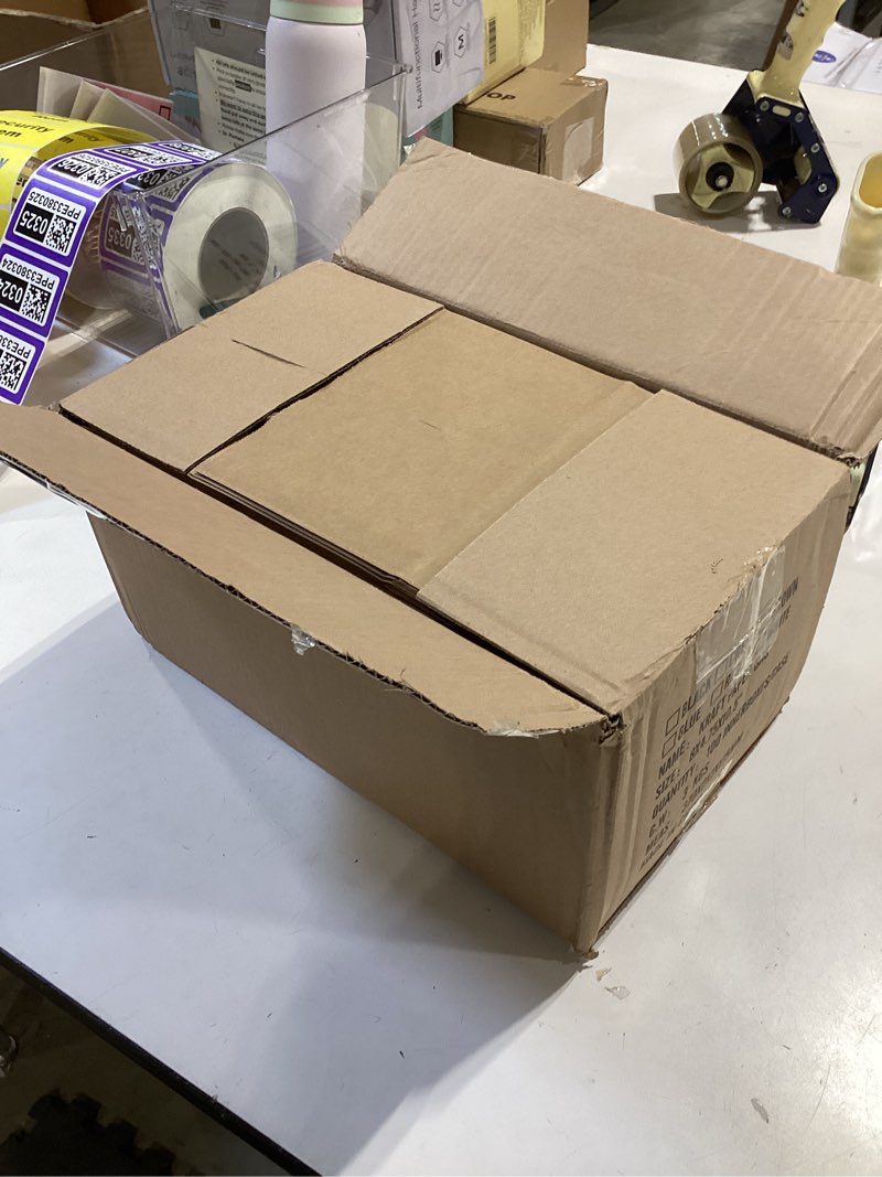 Condition photo showing Good Condition for bagmad 100 Pack 8x4.75x10 inch Plain Medium Paper Bags with Handles Bulk, Brown Kraft Bags, Craft Gift Bags, Grocery Shopping Retail Bags, Birthday Party Favors Wedding Bags Sacks