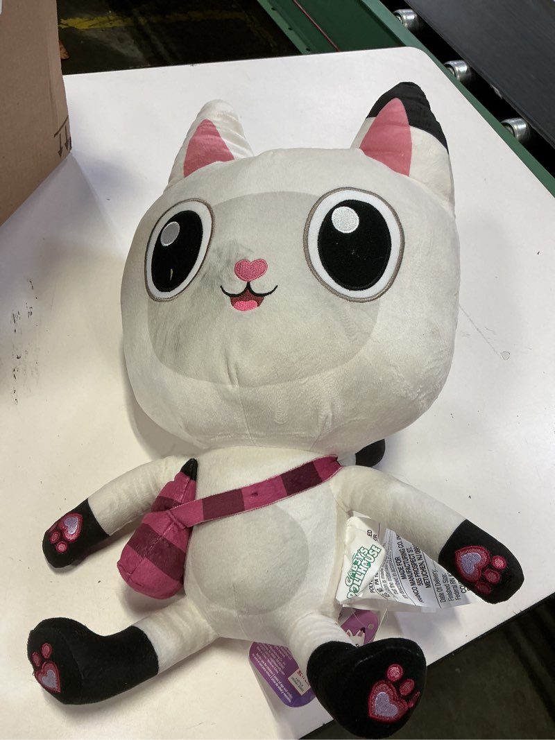 Condition photo showing Good Condition for dreamworks gabby's dollhouse pandy paws bedding super soft cozy cuddle pillow buddy, (officially licensed product) by franco gabby's dollhouse - pandy paws standard