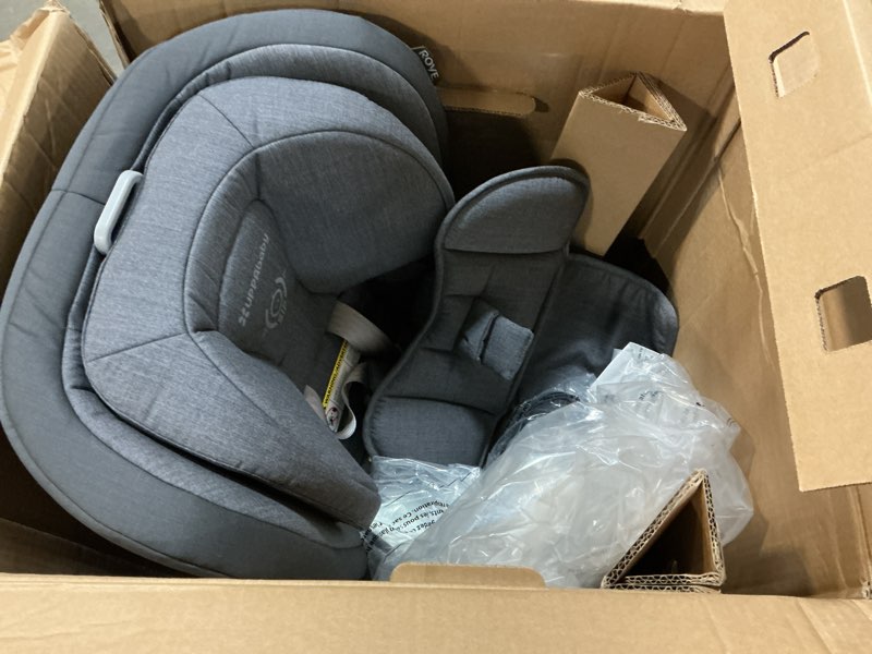 Condition photo showing Good Condition for uppababy rove convertible car seat - 2-in-1 rear + forward facing - quick + secure 3-step install - intuitive safety technology + comfort features - cup holder included - greyson (grey mélange)
