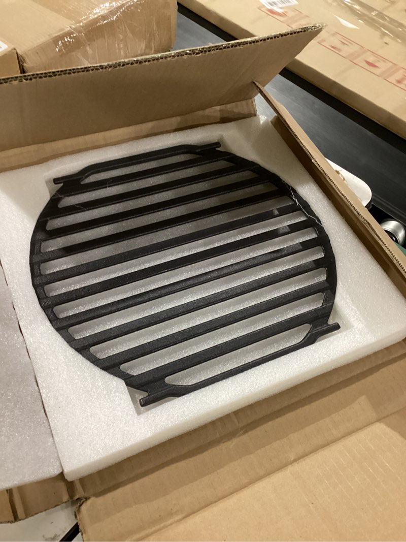 Condition photo showing Good Condition for outspark 64830 grill grate for weber gourmet bbq system sear grate,cast iron cooking grid for spirit gs4 i/ii 200/300 ser,weber genesis ii e-310,ii lx s-440,cast iron gourmet bbq system accessory