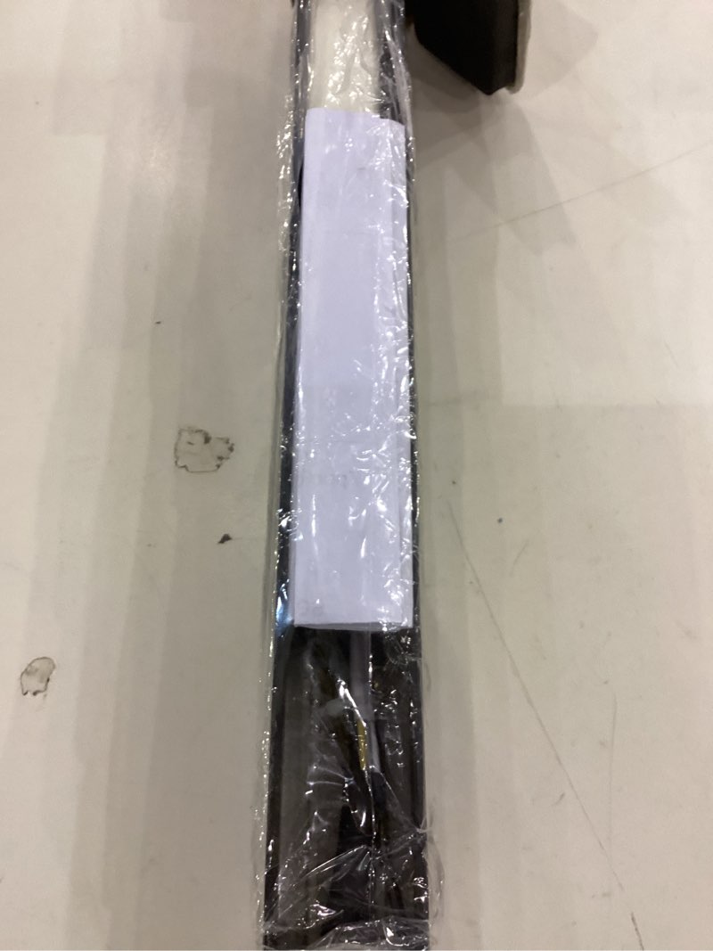 Condition photo showing As Is for Black ceiling light LED, modern and simple, long strip ceiling surface installation, suitable for living room, bedroom, corridor and kitchen, remote control to switch color and brightness, 23.6 inches Black 23.6IN