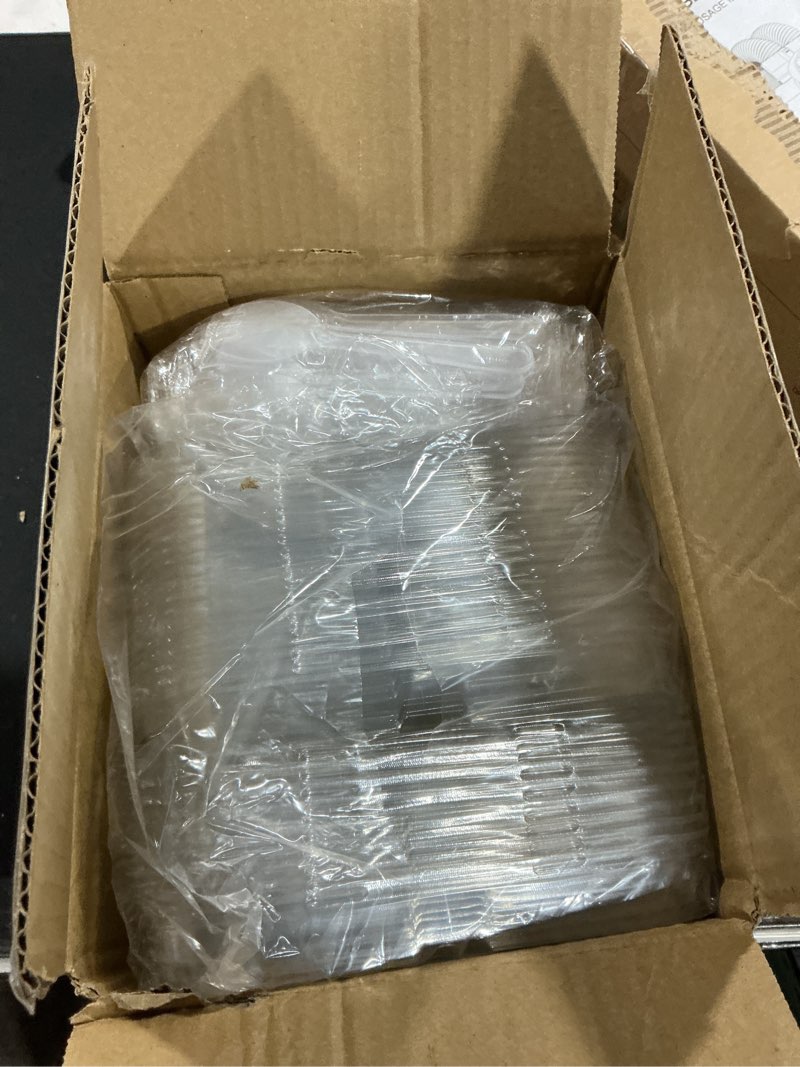 Condition photo showing Good Condition for Ruckae 100 Pack Mini Loaf Cake Pan with Lids and Spoons Disposable Aluminum Tin Foil Pans Rectangle Mini Loaf Pans with Lids for Baking,Party,Picnics,Holidays (Pink)