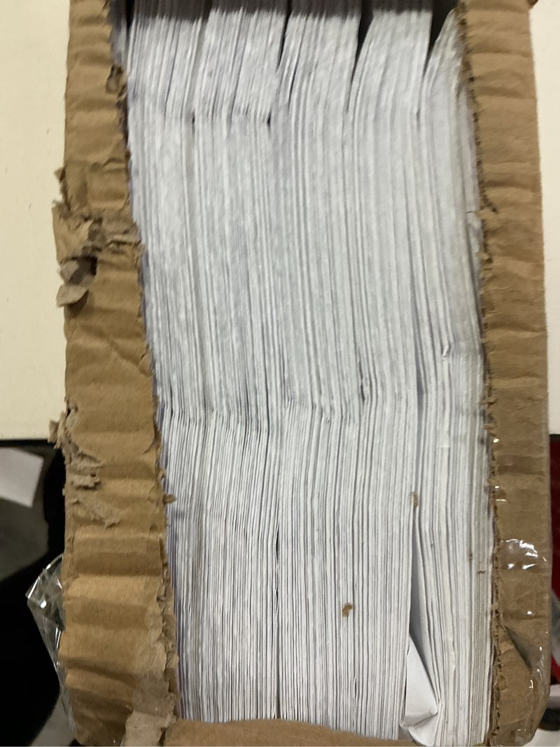 Condition photo showing Good Condition for redi shade no tools original light filtering pleated paper shade white, 36" w x 72" l, 6 pack white 36" w x 72" h