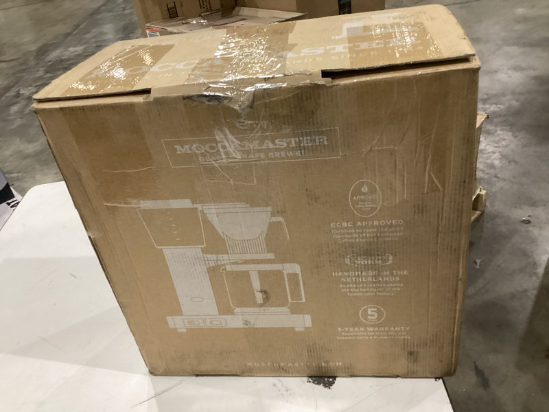 Condition photo showing As Is for Technivorm Moccamaster Moccamaster 53947 KBGV 10-Cup Coffee Maker Orange, 40 Ounce, 1.25l 10-Cup Orange