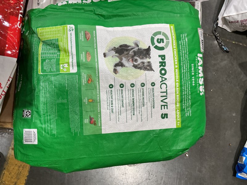 Condition photo showing Good Condition for iams proactive health adult minichunks dry dog food chicken & whole grain recipe, 40 lb. bag chicken 40 pound (pack of 1)