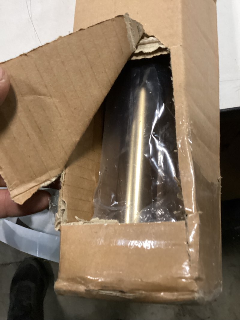 Condition photo showing Good Condition for Ivilon Shower Tension Curtain Rod - Adjustable Spring Tension Rod for Shower Curtains, Bathroom, or Windows, Easy to Install, No Drilling Required, Rustproof, Adjustable 54 to 90 Inch Warm Gold 54" to 90" Warm Gold