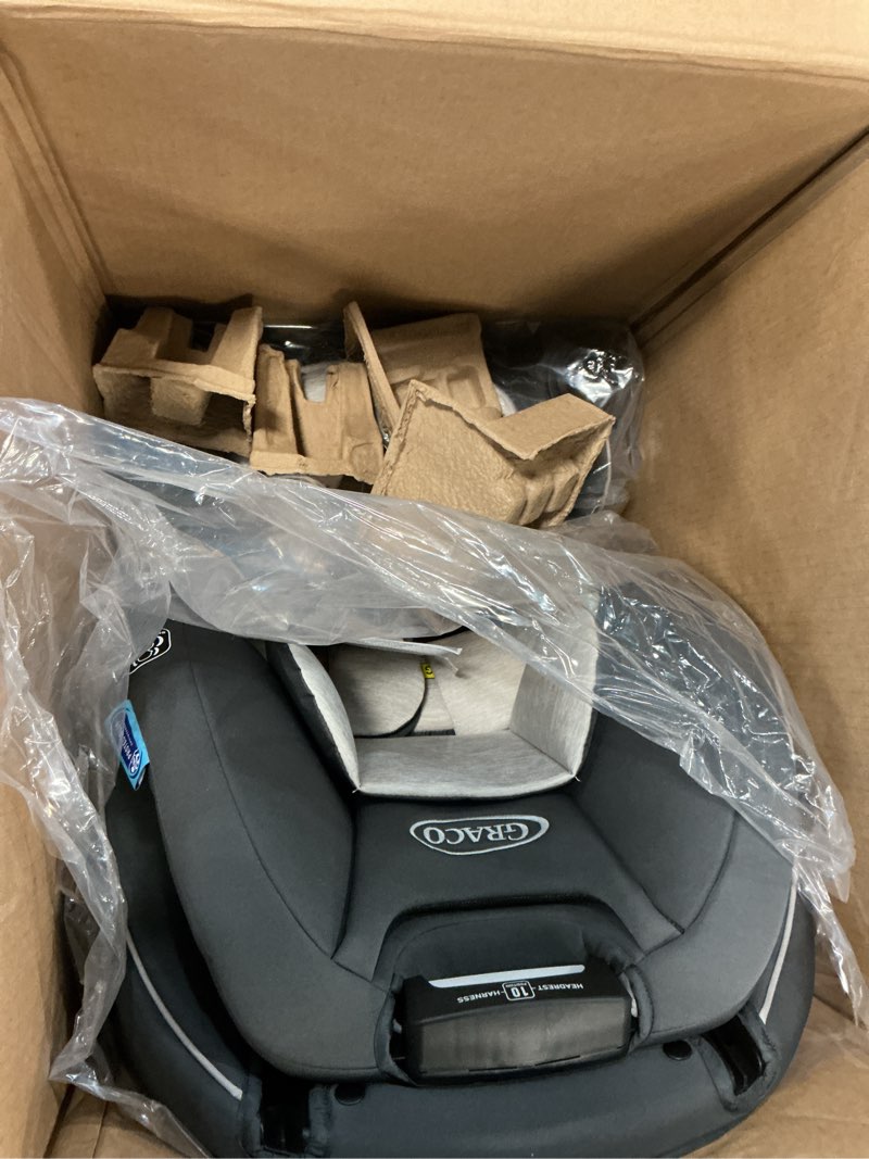 Condition photo showing New/Like New for Graco Slimfit 3-in-1 Convertible Car Seat, Ultra-Space-Saving Design, Jarret, Suitable for Rear and Forward-Facing, Highback Booster Seat with 10-Position Headrest