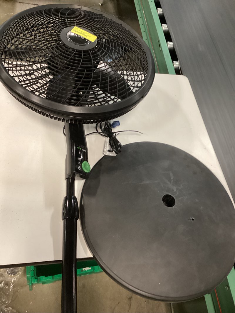 Condition photo showing As Is for lasko 18-inch cyclone pedestal fan (model 1823
