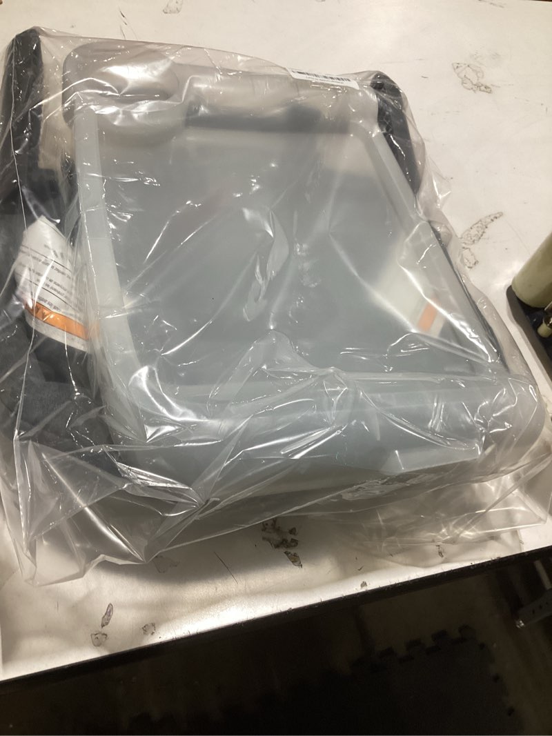 Condition photo showing Good Condition for hook on chair with removable dining tray,portable hook-on chairs with storage bag,for home and travel(grey) gray with tray