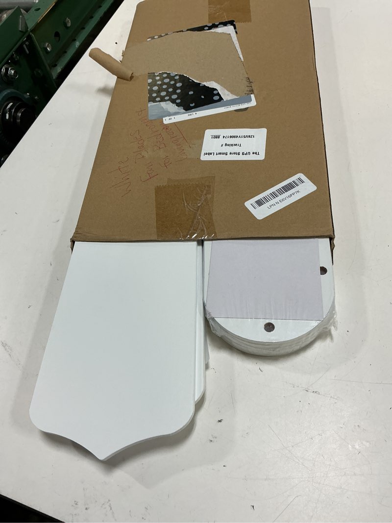 Condition photo showing Good Condition for lineshading 10 pack 16 1/2" replacement fan blades for 42" ceiling fan waterproof weatherproof blades replacement for broken substitution replacing indoor summer (white) white 42 inch