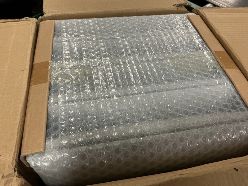 Condition photo showing New/Like New for 3D Anti-Collision Wall Padding for Kids, Grey Peel and Stick headboard Panels, Self-Adhesive Headboard Panels for Wall, Bedroom/Living Room Upholstered Wall Panel(9 Pack -11.8" x 11.8") 11.8 IN (W) x 11.8 IN (L)-9 Pack Gray