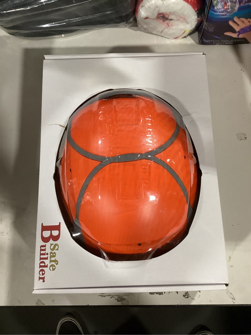 Condition photo showing New/Like New for H1X Construction Safety Helmet with Headlight Hard Hat Headlamp Adjustable Ventilation Hardhats Certificate ANSI/ISEA Z89.1 H1X Matte Orange+05L Light