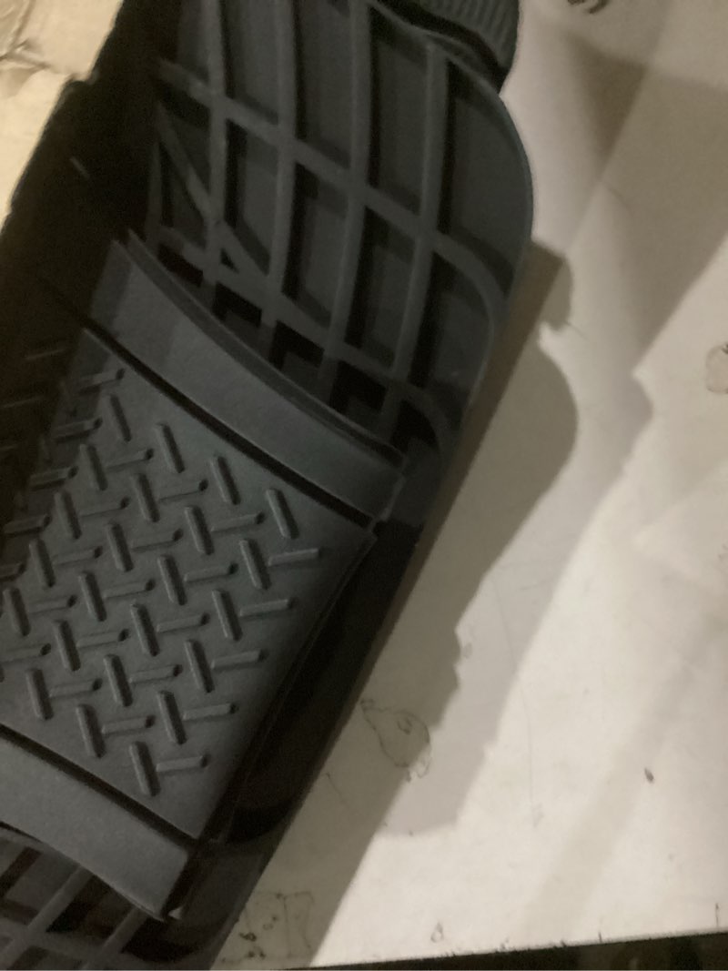 Condition photo showing New/Like New for motor trend flextough floor mats for cars, black deep dish all-weather car mats, waterproof trim-to fit automotive floor mats for cars trucks suv, universal floor liner car accessories full set black