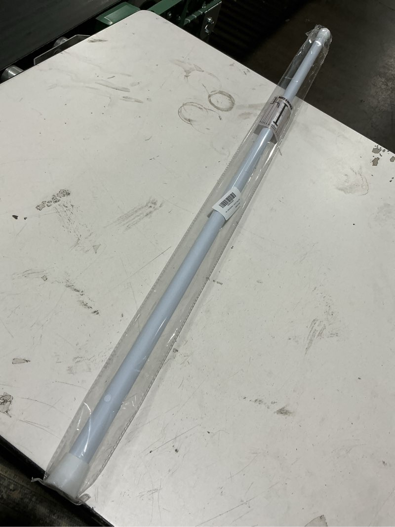 Condition photo showing New/Like New for tension rods room divider, premium adjustable curtain tension rods, 41-77 inch large curtain rod, no drilling tension pole for kitchen, bathroom, cupboard, wardrobe, window, bookshelf diy project 1pcs white 41-77 in - 1 pcs