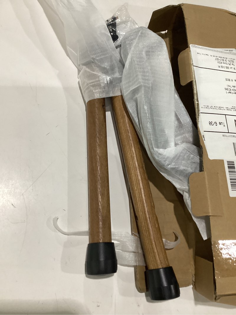 Condition photo showing As Is for snigjat acoustic guitar stand, wooden a-frame folding electric guitar display stand with padded foam, compatible for cello, mandolin, bass, banjo, ukulele tamo wood