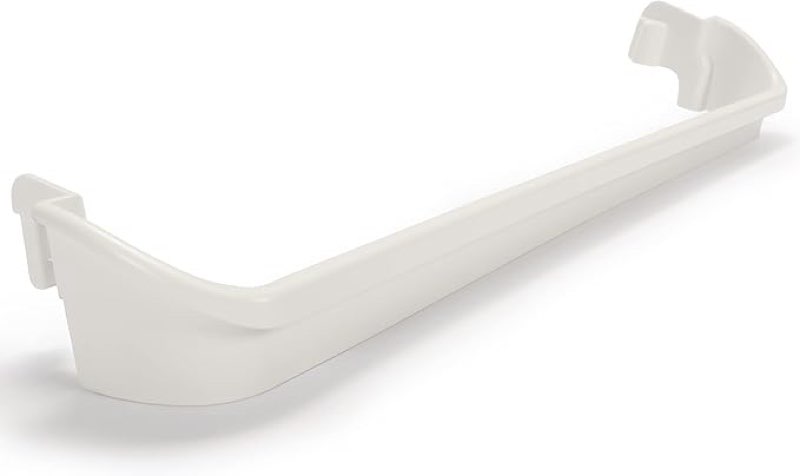 hecasa 240534701 refrigerator door shelf rack bar compatible with frigidaire kenmore gibson galaxy crosley white-westinghouse kelvinator replacement only 1 pcs