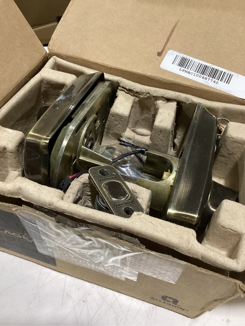 Condition photo showing As Is for SCHLAGE BE365F SCHLAGE Electronic Keypad Deadbolt 3 Hour Fire Rated UL