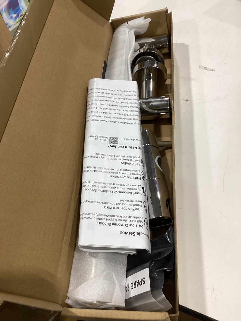 Condition photo showing Good Condition for kes 30-inch shower slide bar with adjustable handheld shower head holder, reuse existing holes, sus304 polished stainless steel wall mount for bathroom, drilling required, f209s78-ps 30.7-inch+drill mounted polished finish