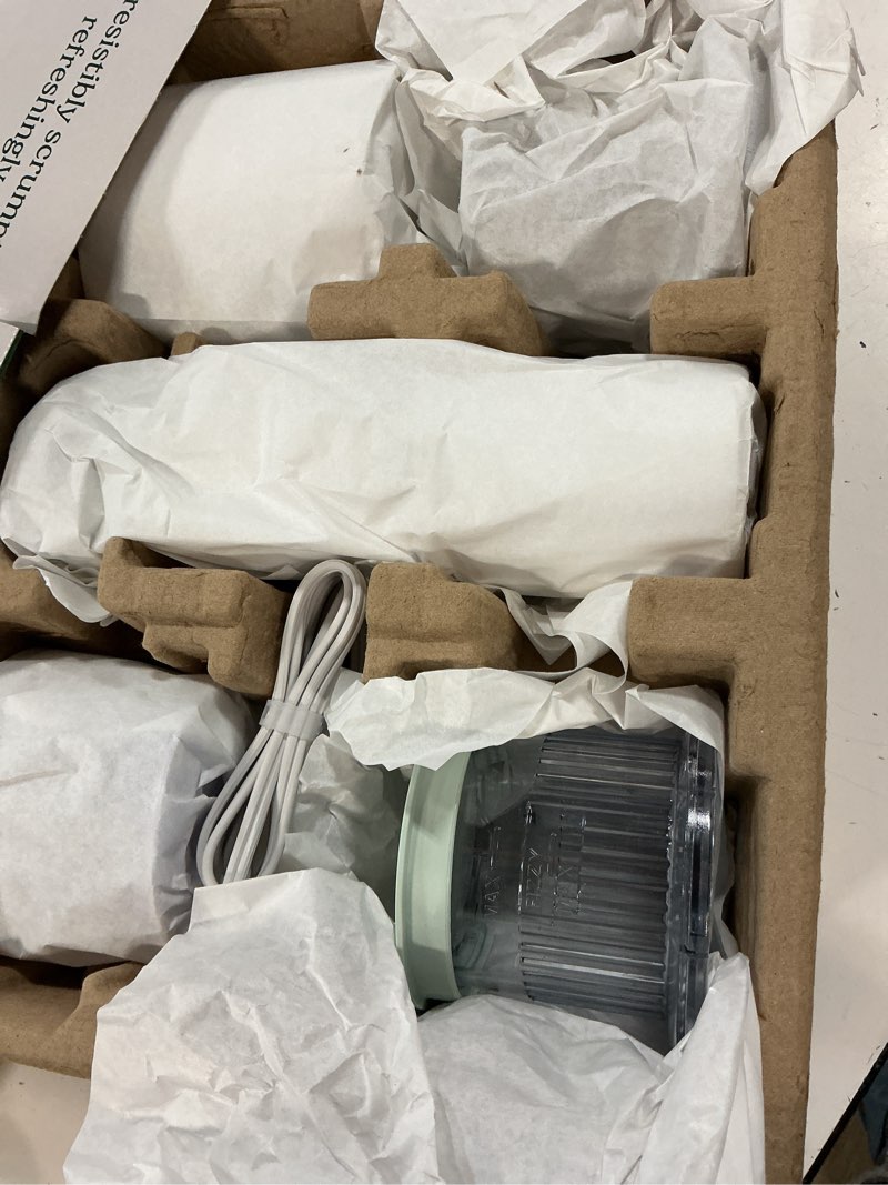 Condition photo showing New/Like New for cuisinart fastfreeze 5-in-1 ice cream, sorbet, milkshakes, slushies and mix-in frozen dessert maker, compact machine, easy to use, includes 3 mixing cups with lids, ice-fd10 dessert maker machine