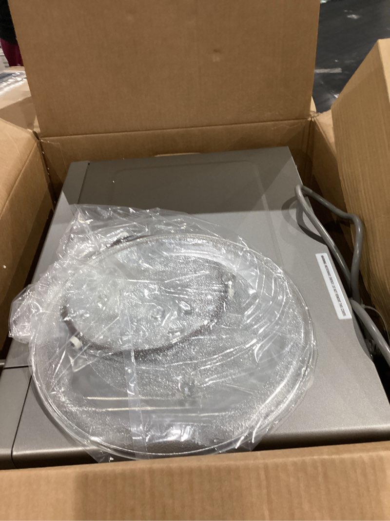 Condition photo showing Good Condition for breville bmo650sil compact wave soft close countertop microwave oven, silver