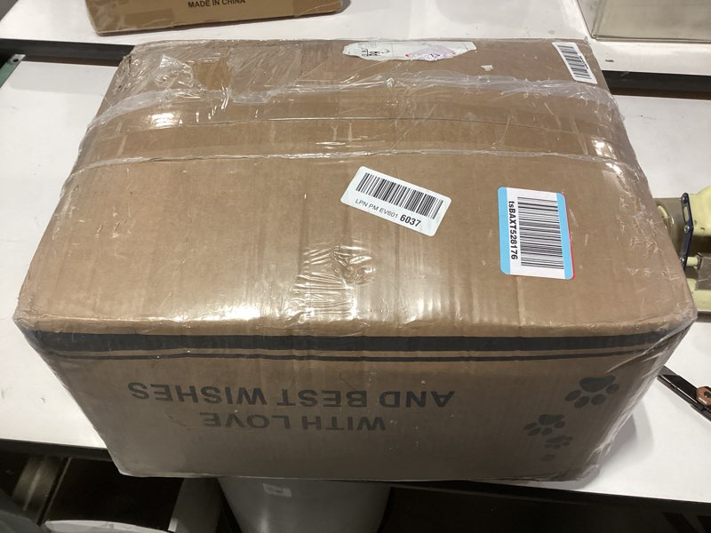 Condition photo showing As Is for Human Dog Bed, 71''x45''x12'' Size Fits You and Pets, Washable Faux Fur Pet Bed for People Doze Off, Napping Orthopedic Dog Bed, Present Plump Pillow, Blanket, Strap - Beige 71.0"L x 45.0"W x 12.0"Th Beige