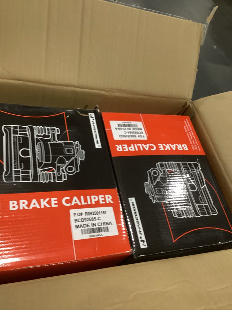 Condition photo showing As Is for A-Premium Disc Brake Caliper Assembly with Bracket Compatible with Select Acura and Honda Models - CL, TL, TSX, Accord, RL - Front Driver and Passenger Side, 2-PC Set