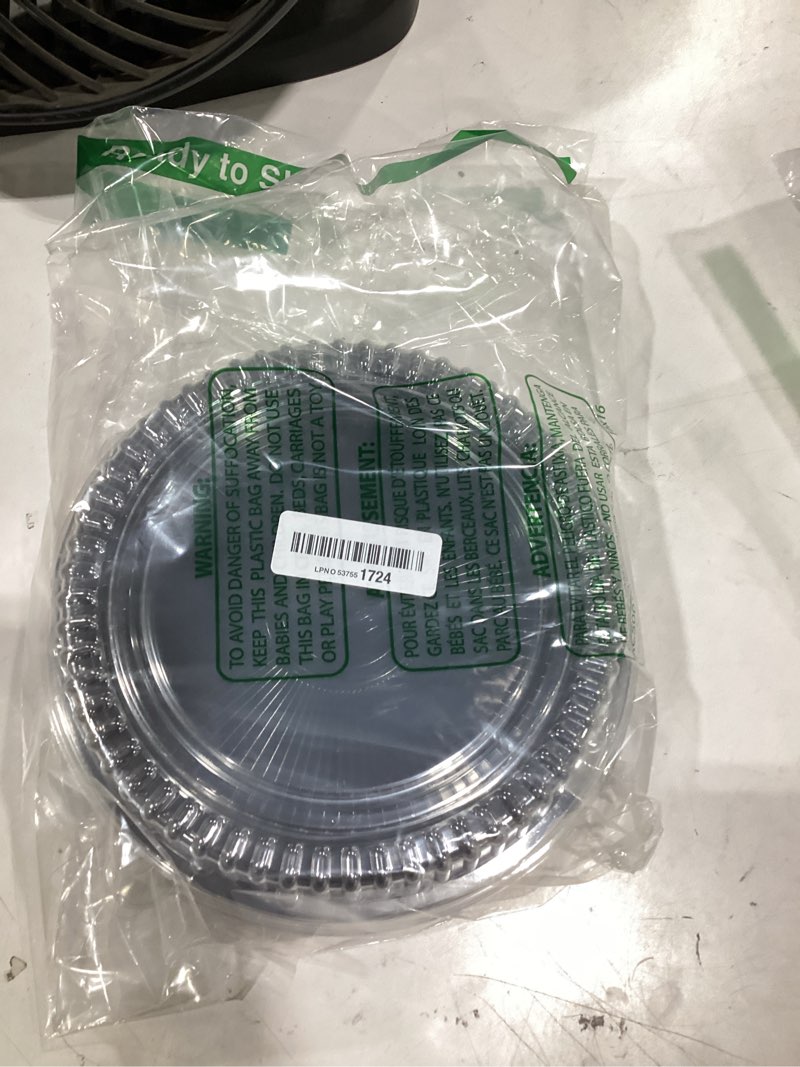 Condition photo showing Good Condition for 8 - 9" plastic disposable cake containers carriers with dome lids catering trays with lids 5 pack pie carrier cake storage container plastic bakery box dessert cookie food trays for parties