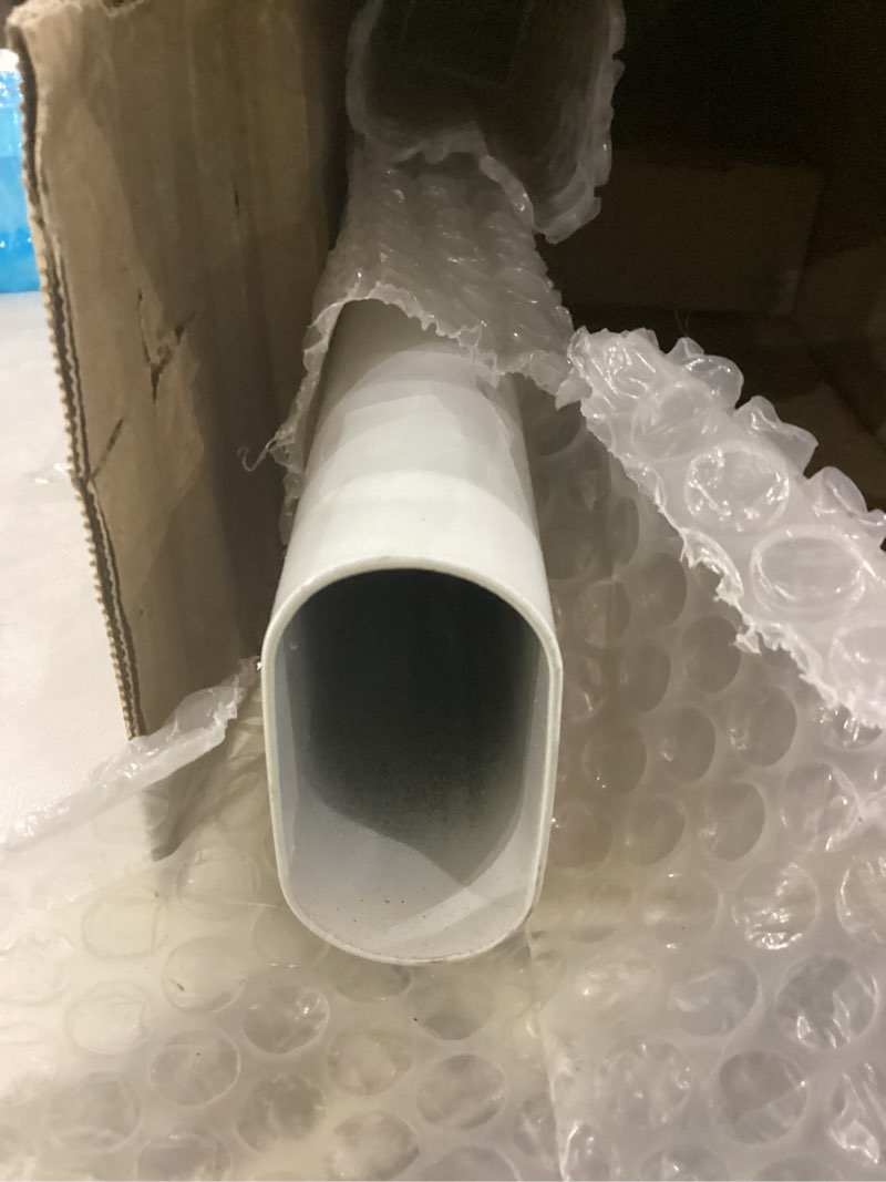 upgrade 2 in 1 stair handrail&horizontal railing, adjustable 4 step stair railing kit, white wrought