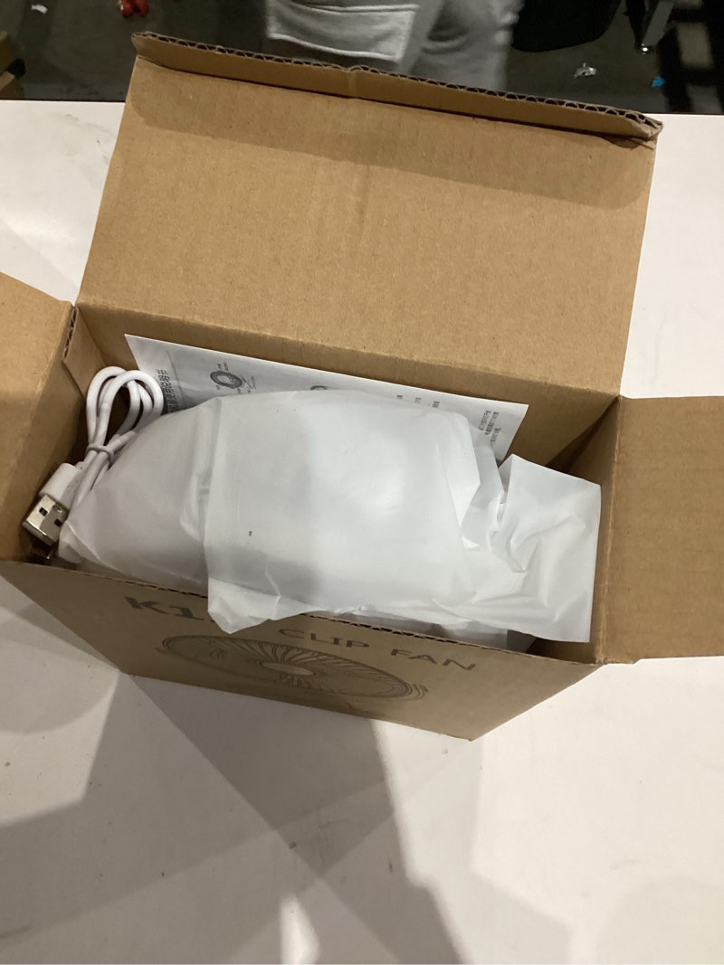 Condition photo showing As Is for Clip on Fan, 6.5-in Table Fan, Ultra Quiet Personal Desk Fan with Strong Clamp for Golf Cart,Office Desk, Camping, Bedroom Black