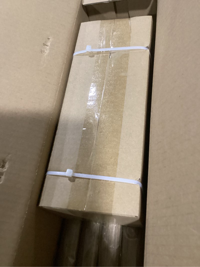 Condition photo showing Good Condition for boho wood curtain rods for windows 48 to 84 inch,1" adjustable heavy duty window curtain rod with imitation wood grain finials,rustic decorative drapery rods set,size:36-88'',weathered wood 36'' - 88'' (1 pack) weathered wood