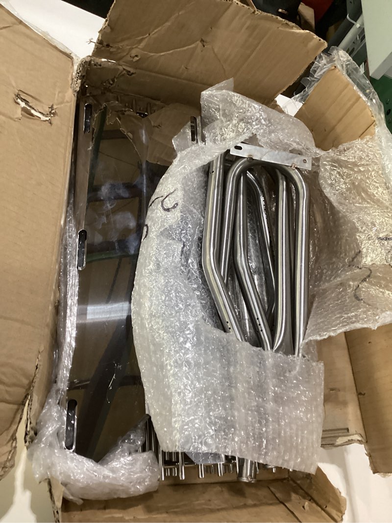 Condition photo showing As Is for replacement parts for jenn air 720-0337 grill 4 burner, grill grates & flame spreader & burner and igniter kit for jenn air model 720-0337, grill replacement parts for jenn air 720-0337
