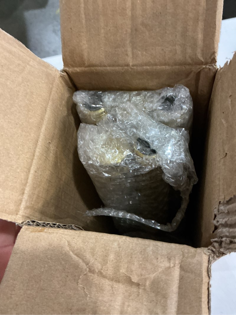 Condition photo showing New/Like New for 6 Pcs Industrial Pipe Clothes Bar 12 Inch - Wall Mount Clothing Rack - Face Out Closet Rods for Hanging Clothes Commercial Retail Boutique Laundry Shirt Display - Golden Golden 12" Clothes Rack