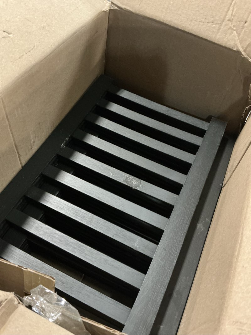 Condition photo showing As Is for Bamboo Shoe Rack for Closet, Stackable 3 Tier Longer Shoe Organizer Shelf Holder Storage 12-15 Pairs for Entryway Door Hallway Bedroom Garage Space Saving Foldable Black 3-tier-long/32.5*10.5*17in