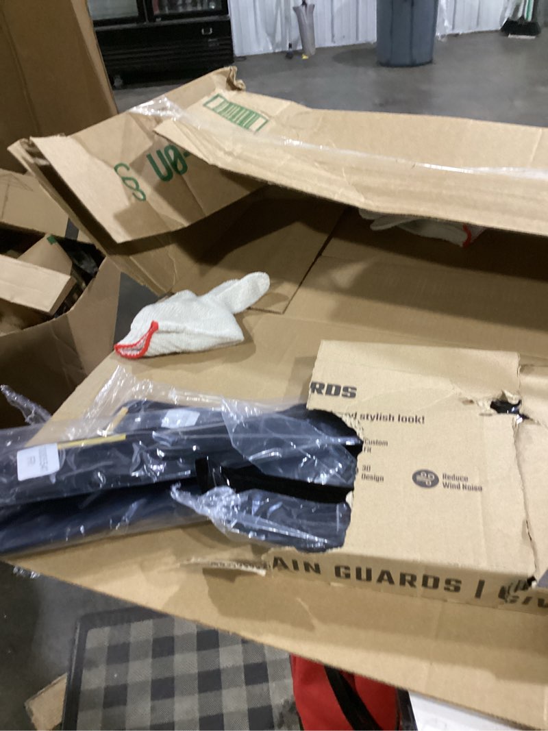 Condition photo showing As Is for in-channel rain guards compatible with ram 1500 2019-2025, durable side windows wind deflectors 2019 2020 2021 2022 2023 2024 2025 ram rain guard black 4 pcs fit for ram 1500 2019-2025