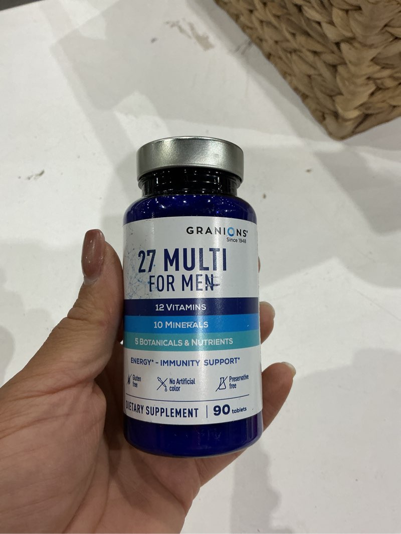 Condition photo showing Good Condition for granions 27 mens multivitamins minerals - a b c d3 e + oligo elements zinc magnesium selenium optimi