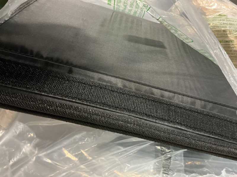Condition photo showing Good Condition for collapsible car trunk organizer with reflective strips, durable 1680d oxford fabric, large capacity storage bin with aluminum handles, anti-slip bottom – 60x35x30cm (23.4x13.8x11.8 inches)