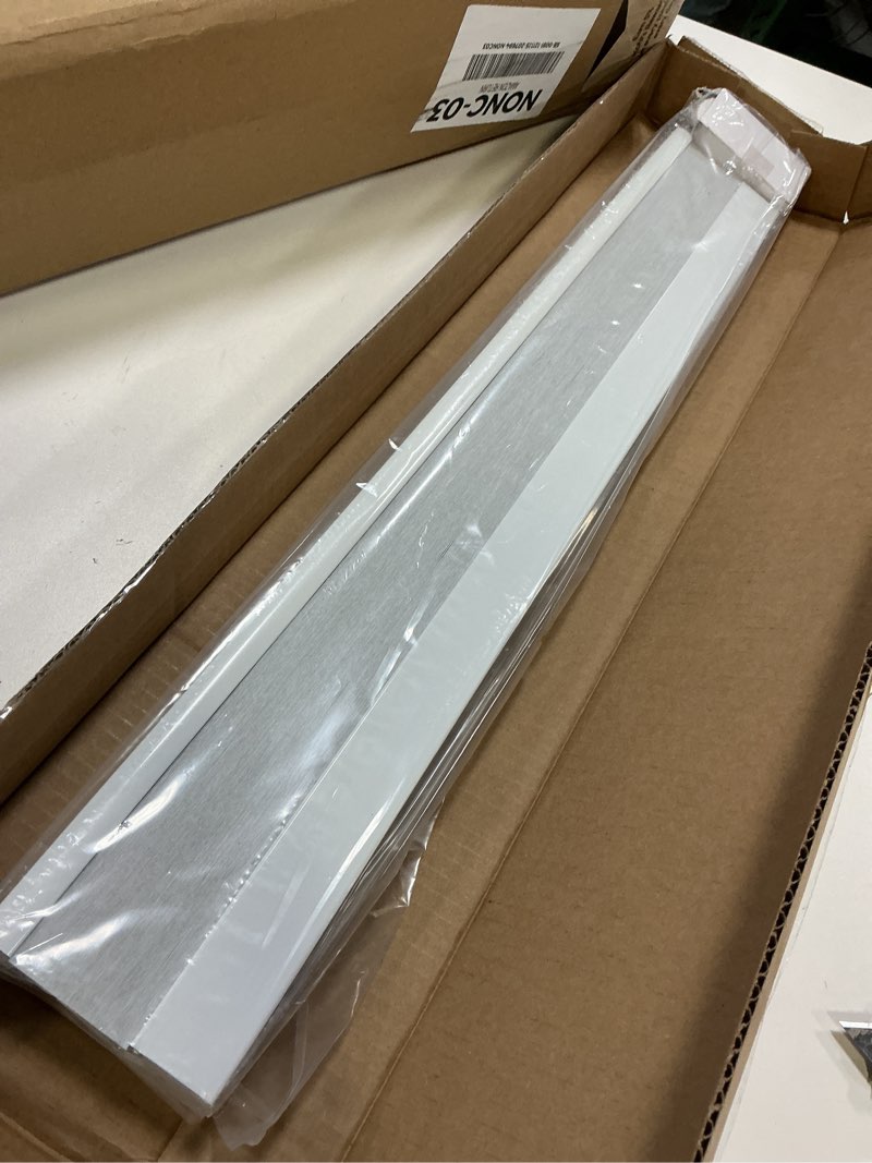 Condition photo showing Good Condition for LazBlinds Cordless Cellular Shades, Blackout Privacy Honeycomb Shades for Home, Thermal Insulation Noise Reduction Blinds for Windows, 21'' W x 64'' H, White Blackout-white 21'' W x 64'' H
