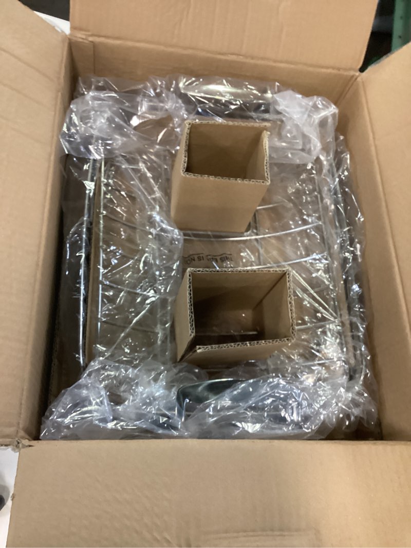 Condition photo showing Good Condition for NutriChef Roasting Pan with Polished Rack, Oven Roasting Pan, Warp Resistant, Dishwasher Safe, Wide Wire Handles, Removable Rack, PFOA-Free, For Tender Roast, Deep Dishes, 14.8"x11.6"x 3.7" Inch Upgraded Handles