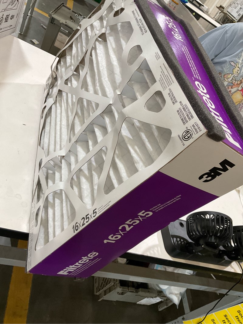 Condition photo showing As Is for 16x25x5 air filter