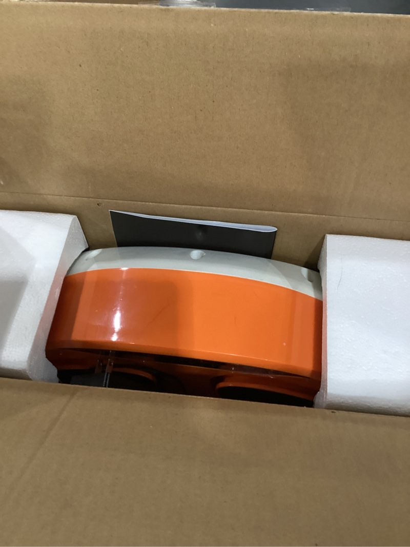 Condition photo showing New/Like New for Powerfit Power Legs Electric Foot Massager Machine with Heat - Heated Foot Massager for Neuropathy Pain Circulation - Feet Massager for Pain Relief with Remote Control Orange With Heat