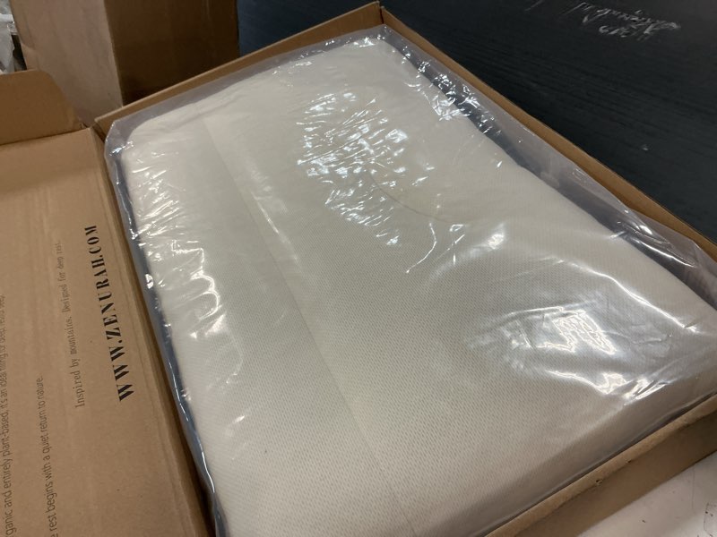 Condition photo showing Good Condition for ZENURAH Organic Buckwheat Pillow - Japanese Style Sobakawa (28" x 17") - Extra Firm Neck Support for Back/Side Sleepers - Breathable & Cooling - 100% Mountain Grown Hulls - Standard Size