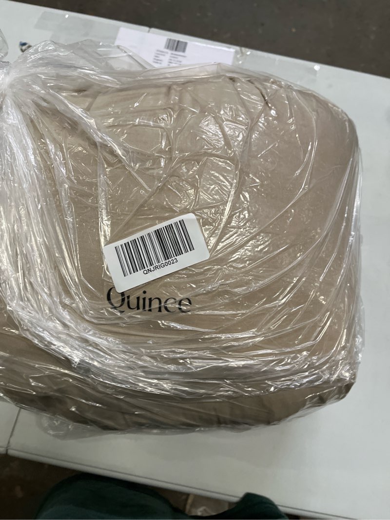 Condition photo showing Good Condition for organic airy gauze duvet cover set, king/cal king, dune