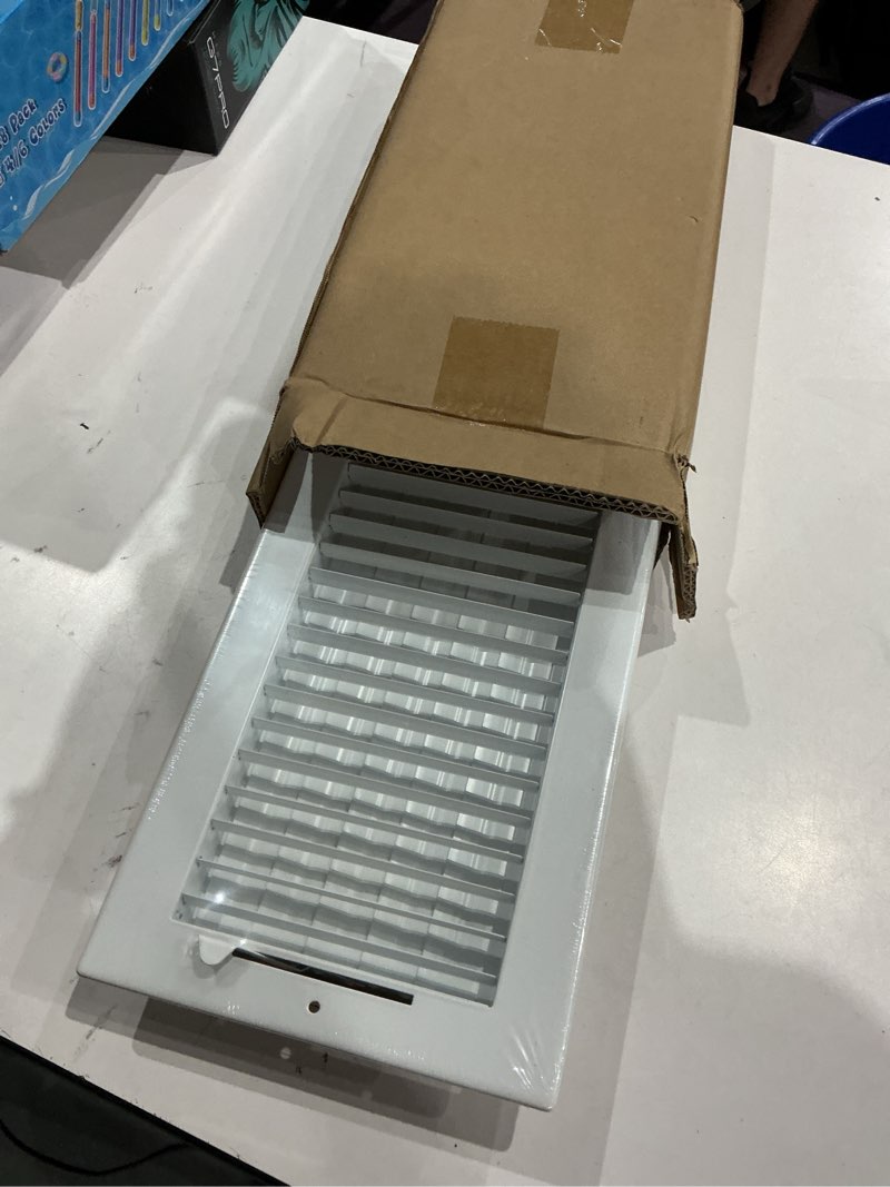 Condition photo showing New/Like New for engera adjustable double deflection hvac air register-supply air diffuser air vent register-heating/ac vent cover-wall register 14x6"duct [16x8"face]