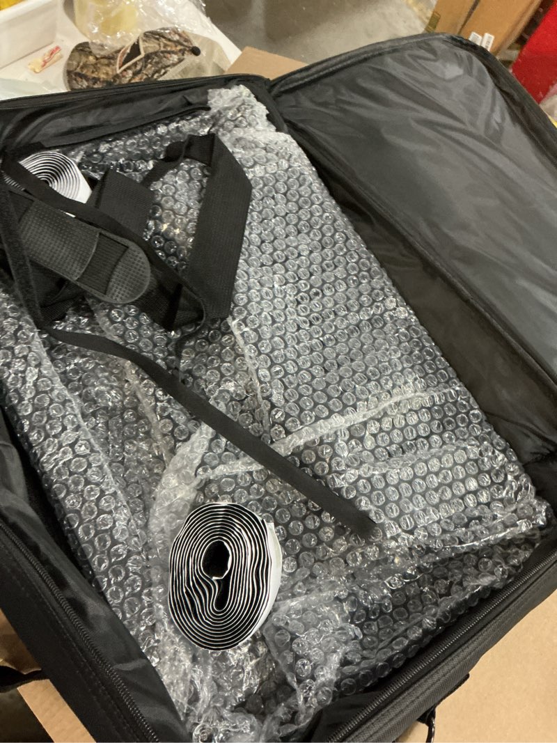 Condition photo showing New/Like New for SOYAN 18" x 11.8" Guitar Pedal Board with Power Supply Tray, Carry Bag & Mounting Tapes Included (Black, SPB-18S) 18” x 11.8” Black