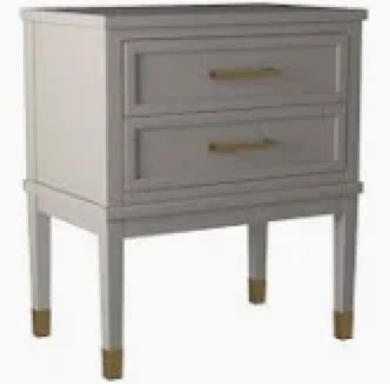 CosmoLiving by Cosmopolitan Westerleigh End Table, Dove Gray