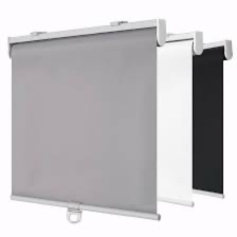 SHADEMOON Blackout Cordless Roller Shades for Windows,Free-Stop System Blind with Valance,Pull Down 