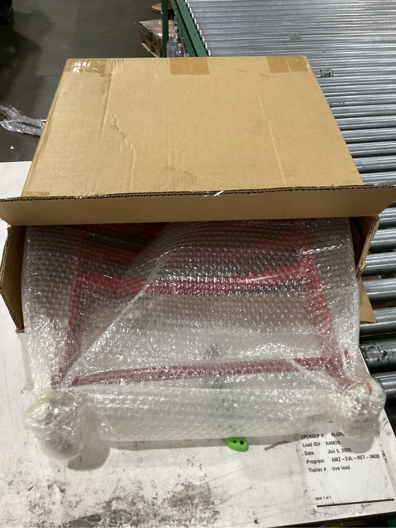 Condition photo showing New/Like New for deere genuine oem front bumper brush guard kit for x300 and x500 series lawn & garden tractors - model bm23057 (red)