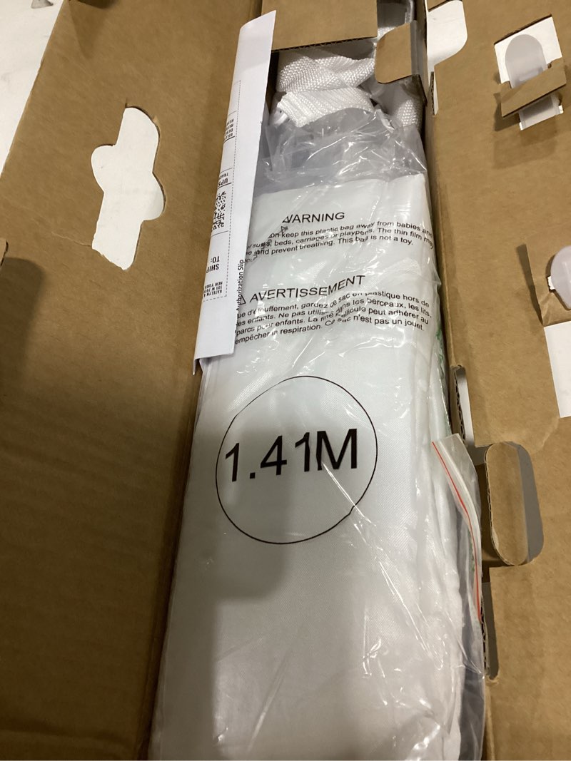 Condition photo showing As Is for ComfyBumpy 1-Pack Bed Rail for Toddlers 55.5" L x 19.5" H | Toddler Bed Rails for Twin, Full, Queen & King Mattress Size | Swing Down Rail Guard | Mattress Side Rail for Kids | White White 55.5”L x 19.5”H | 1-Pack