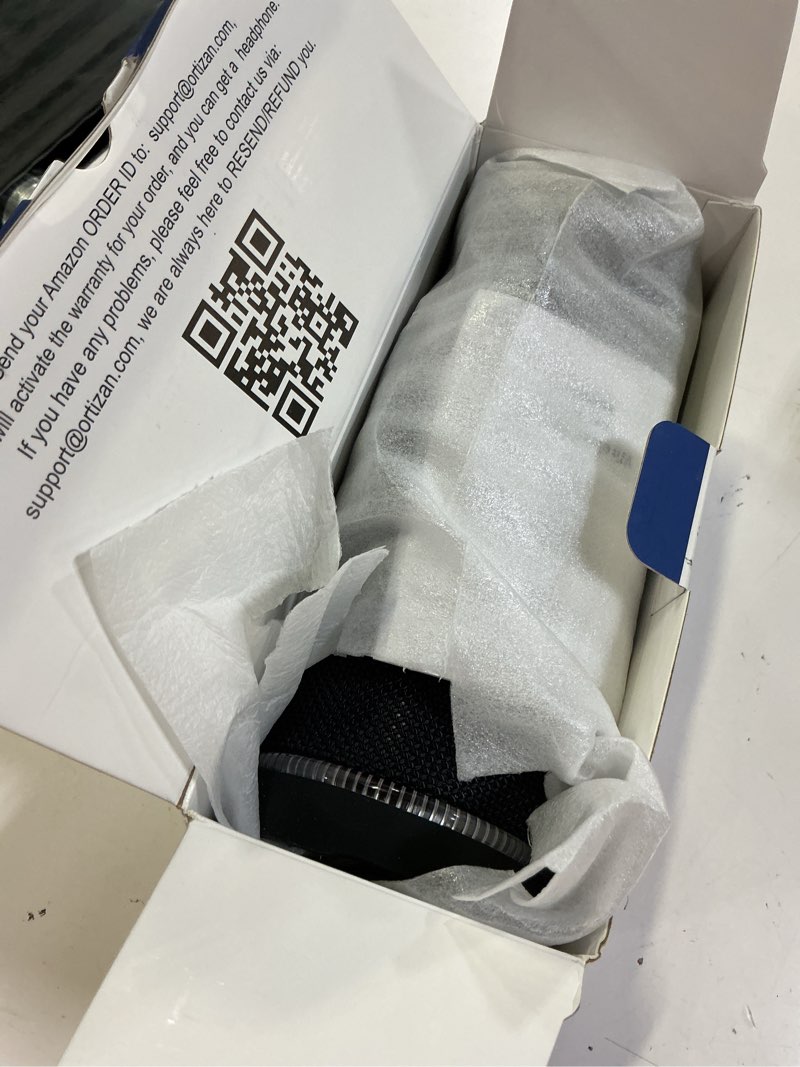 Condition photo showing Good Condition for ortizan portable bluetooth speaker (3nd gen), bold 40w sound with dsp bass boost, ipx7 waterproof, 30hrs of playtime, tws, bt 5.3, colorful lights, eq, usb, wireless for home, outdoor, party - black