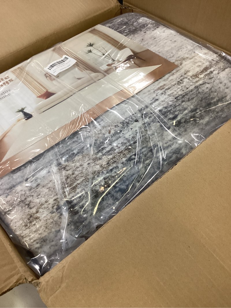 Condition photo showing New/Like New for Area Rugs for Living Room: 8x10 Washable Neutral Modern Rug for Bedroom Large Soft Abstract Dining Room Rugs Indoor Floor Low Pile Carpet for Home Office Nursery - Multicolor 8' x 10' (Rectangular) Multi Color